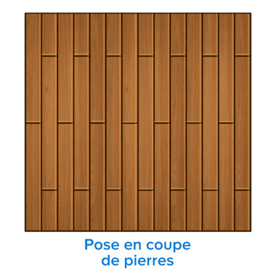 La pose en coupe de pierres​