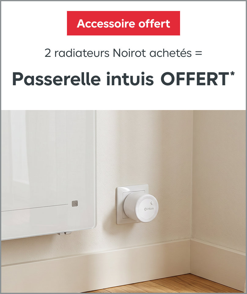 2 radiateurs Noirot achetés = Passerelle intuis offert