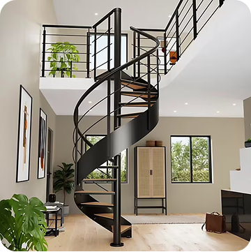 Image d'un escalier colimaçon