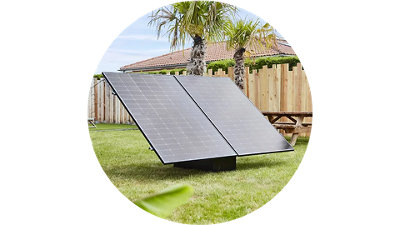 Image d'un panneau solaire Plug & Play