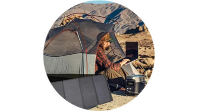 Image d'un panneau solaire portable
