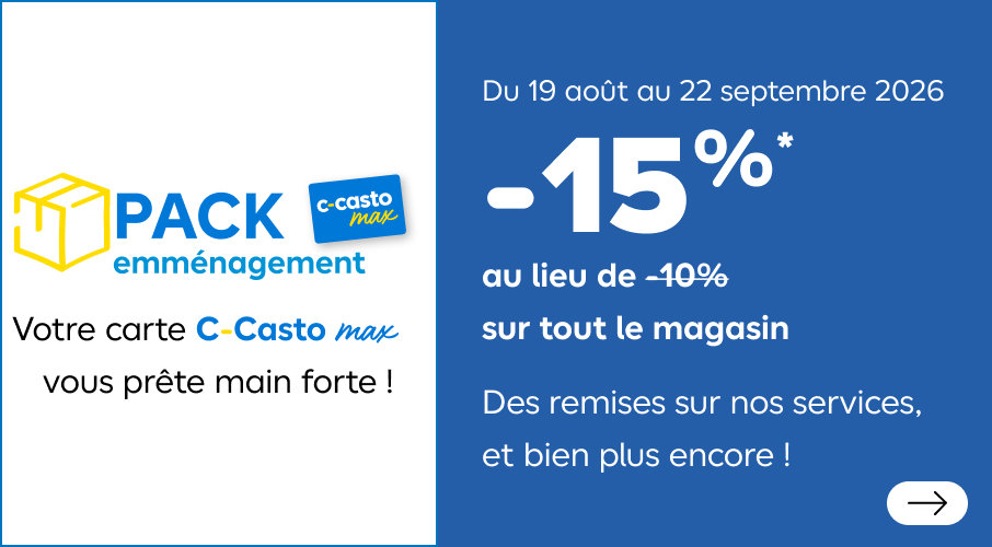 Du 19 août au 22 septembre 2026 15 % au lieu de 10% sur tout le magasin. Des remises sur nos services, et bien plus encore !