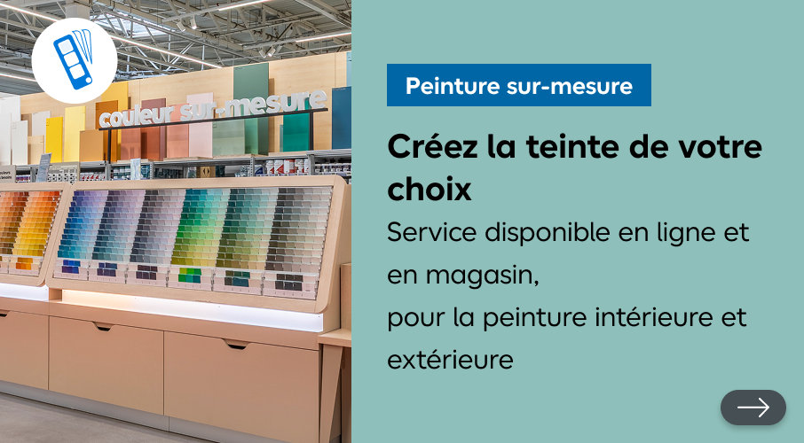 Créez la teinte de votre choix