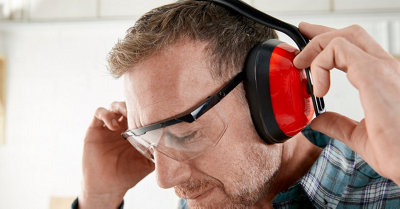 Exemple de casque de protection auditive