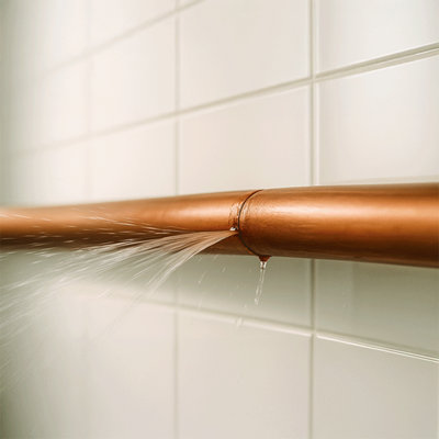 La coupure de l'alimentation d'eau de la maison