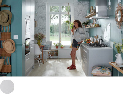 Les meubles de cuisine Garcinia gris clair mat