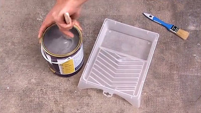 étape d’application de la peinture