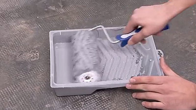 peinture du sol en ciment
