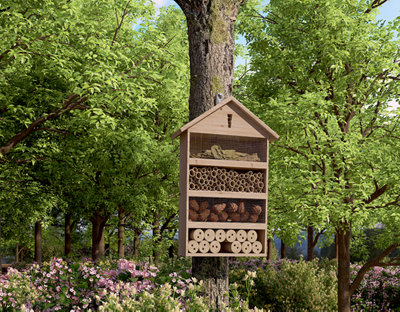 Le temps refroidit en automne, jusqu’à devenir glacial en hiver. Nous vous conseillons d’installer des cabanes à oiseaux dans le jardin et des hôtels à insectes.
