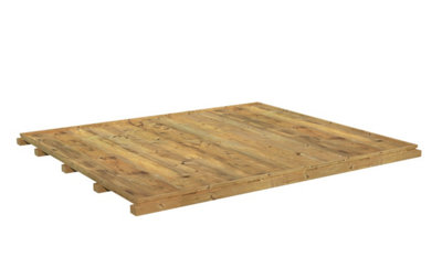 Le plancher pour abri de jardin