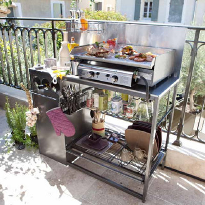 Plaque de cuisson en inox
