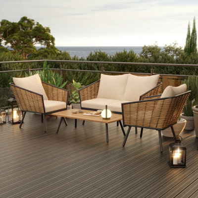 Salons de jardin avec table basse