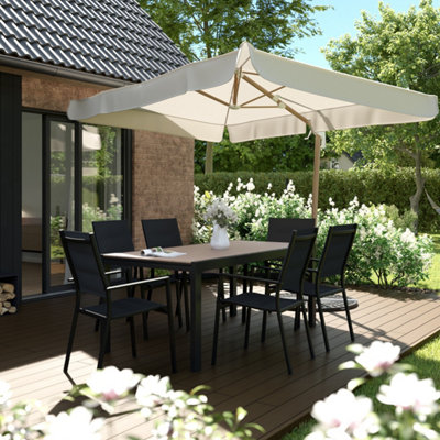 L’emplacement pour le parasol