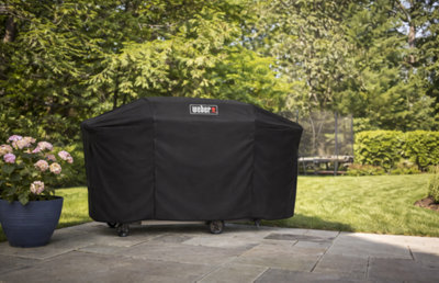 Hivernage jardin novembre : protéger barbecue Weber avec une housse