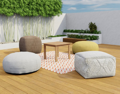 Coussins de sol, tapis et poufs