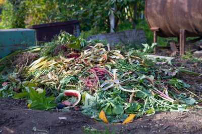Compost en tas