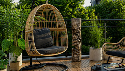 Végétalisation d'une terrasse et accessoirisation