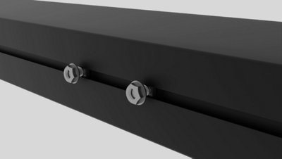 Assemblez les éléments de la traverse avant