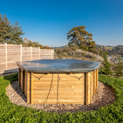 Piscine bachée pour hivernage
