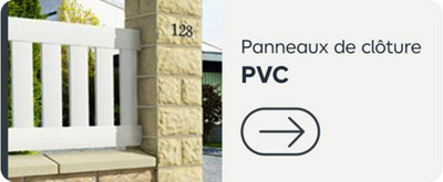 Panneaux de cloture pvc