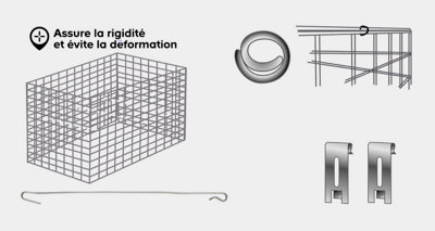 Procurez-vous les accessoires de fixation et d’assemblage