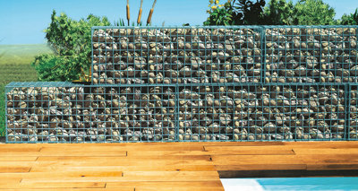 Clôture en gabion
