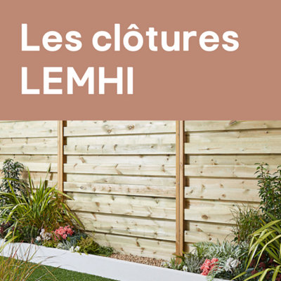 Lemhi c'est aussi une gamme de clôtures personnalisables.