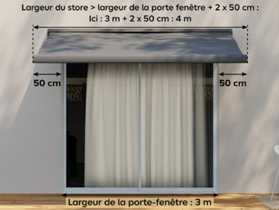 Pour la largeur, vous pouvez choisir selon 3 dimensions