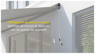 Une manivelle pour un pliage manuel