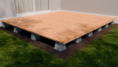 Illustration de la terrasse avent finitions