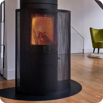 Image de Pare-feu pour poêle et cheminée
