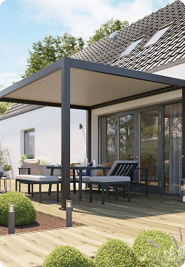 Pergola bioclimatique