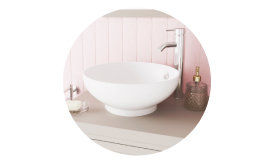 Plan de toilette avec vasque à poser