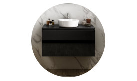 Plan de toilette avec vasque à poser