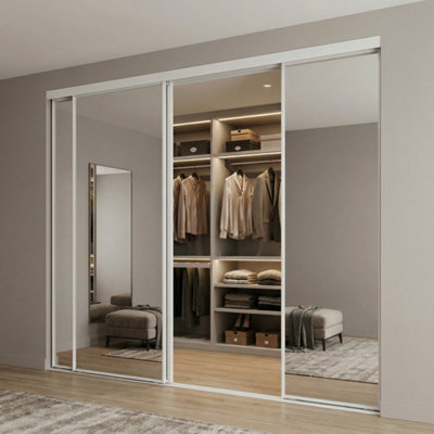 Portes de placard avec miroirs
