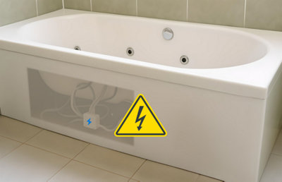Atention à bien gérer l'electricité en démontant une baignoire balnéo