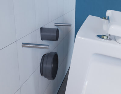 Désinstallation d'un wc suspendu du mur.