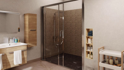 Laissez sécher quarante-huit heures avant d’utiliser la douche