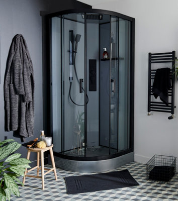 Voici un exemple de cabine de douche