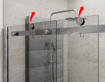 Kit De Roulettes Idralite 8 Pièces Pour Porte De Douche Coulissante Arkansas – Neuf