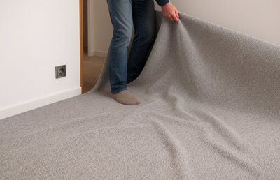 Plaement du rouleau de moquette