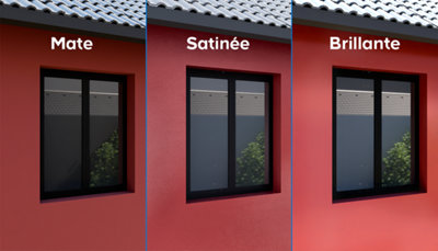 Illustration des 3 types de finitions
