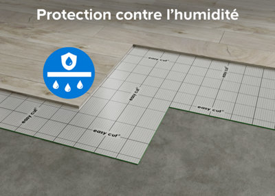 schéma d'illustration d'une sous couche protectrice contre l'humidité
