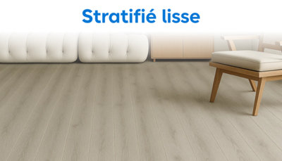 Illustration d'un stratifié d'aspect lisse