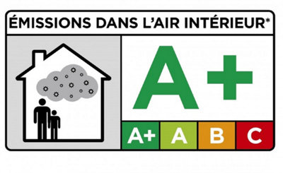 étiquette émissions dans l'air intérieur