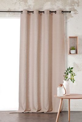 Rideau rose pale