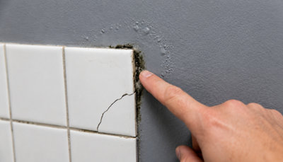 Observez les joints du carrelage