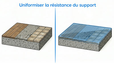 Renforcer la résistance du support