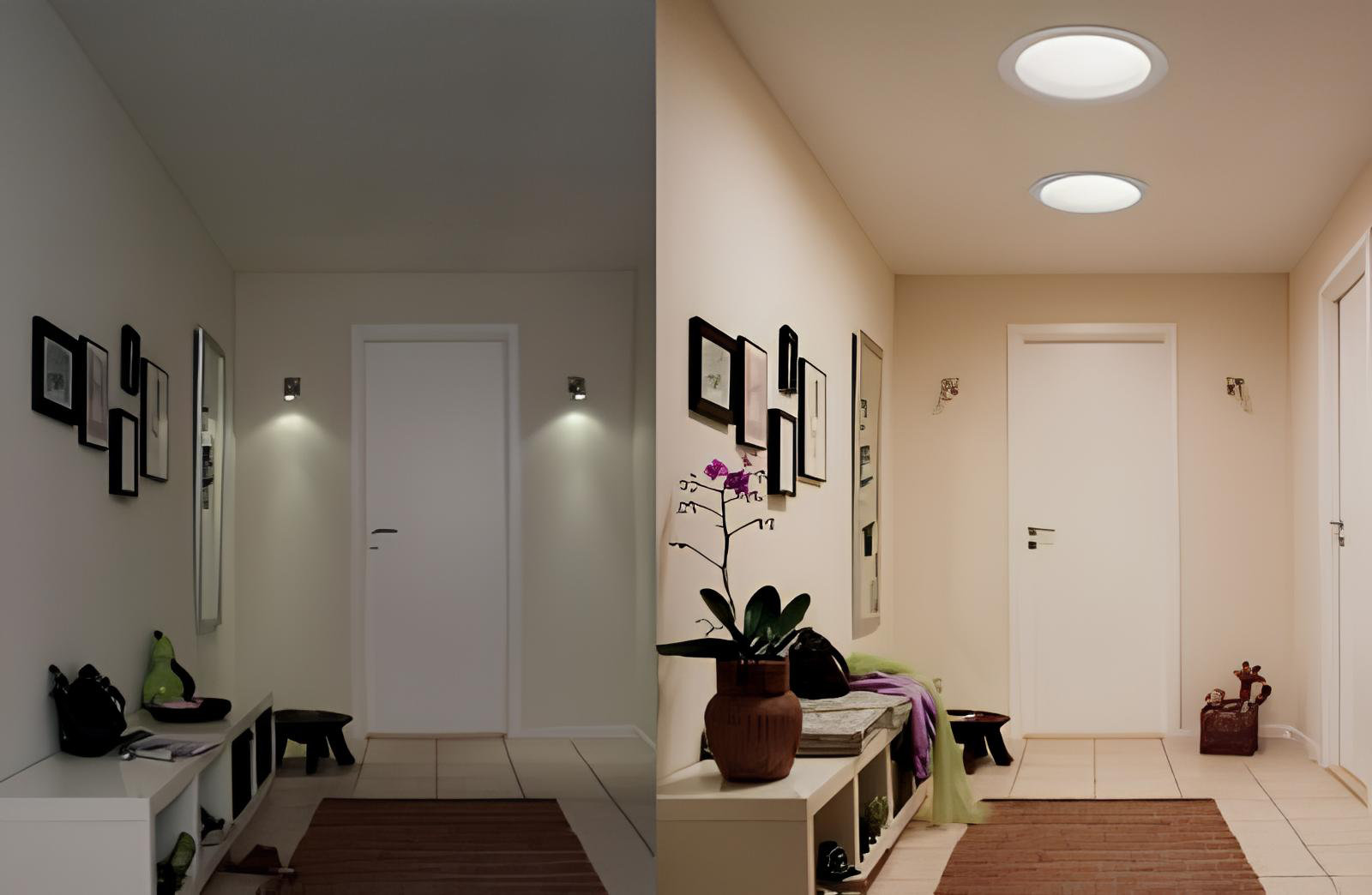 Installation d'un puits de lumière