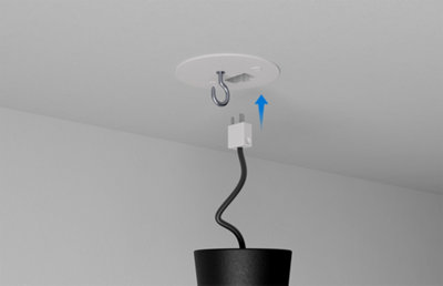 Brachement fiche DCL au plafond
